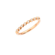 DoDo Anello Bollicine con 8 Diamanti Bianchi DAC1001-BOLLI-DB09R